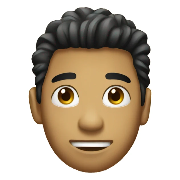 Corn with black hair sticker