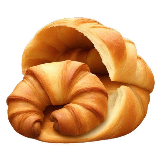croissant eating croissant sticker