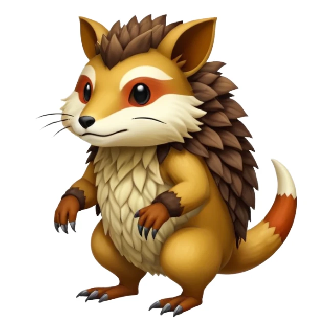  Fakémon-Bagbean-Vernid-creature (full body) sticker