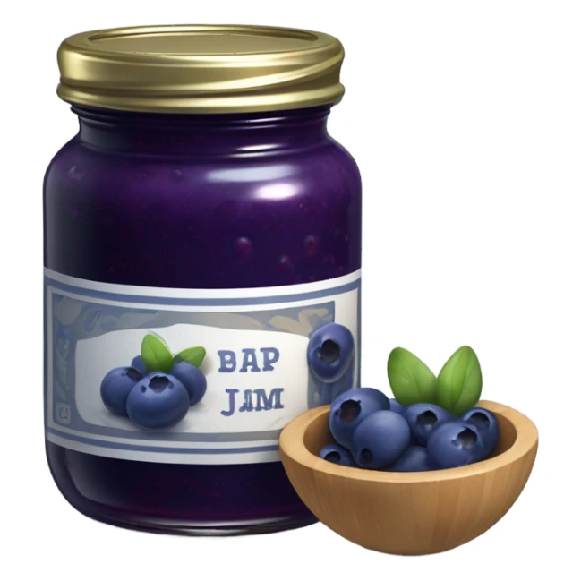 Blueberry jam  sticker