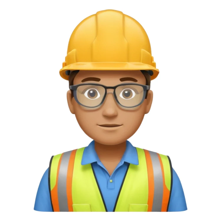 ouvrier de chantier sticker