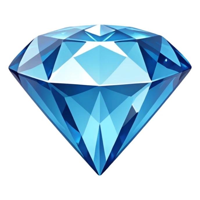 blue diamond sticker