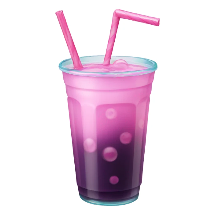 Bubble drink sticker