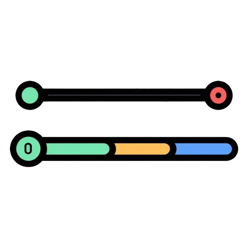 Graphics settings slider for video game resolution sticker