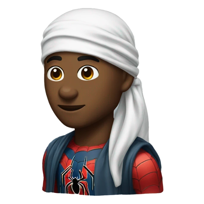 Spider-man with durag sticker