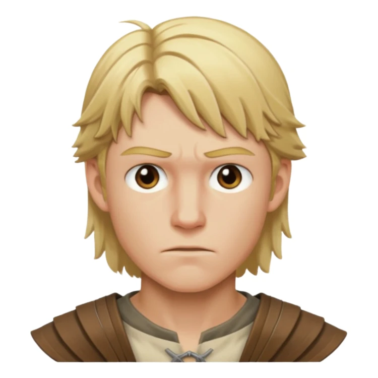 thorfinn face copy and paste  sticker