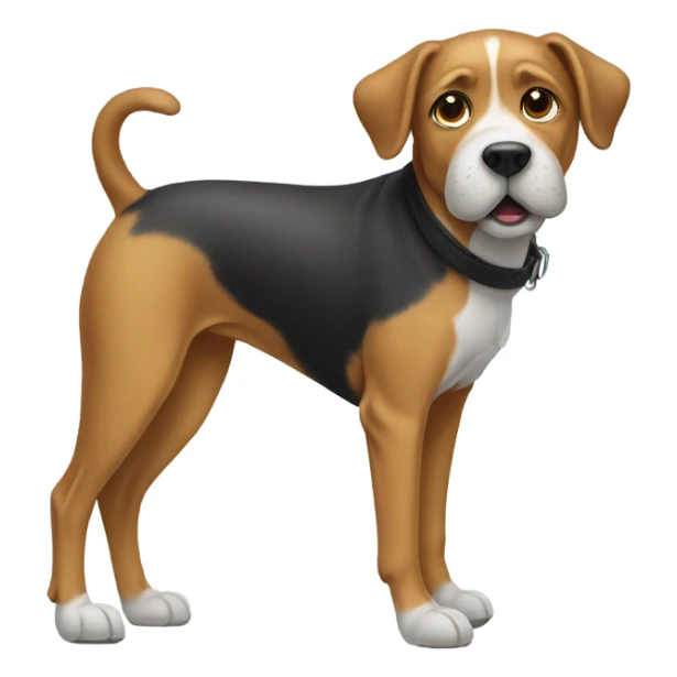 Dog in shoes  sticker