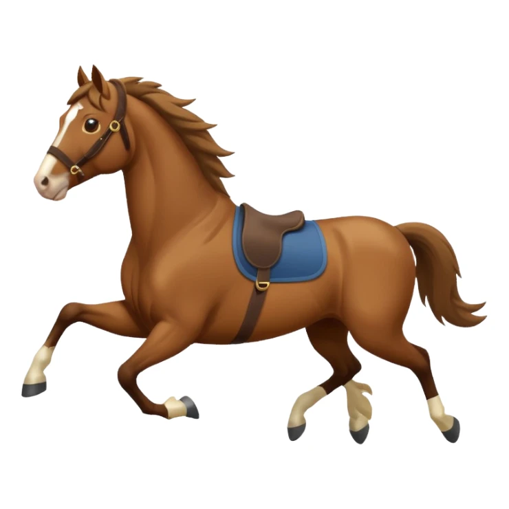 horse running sticker