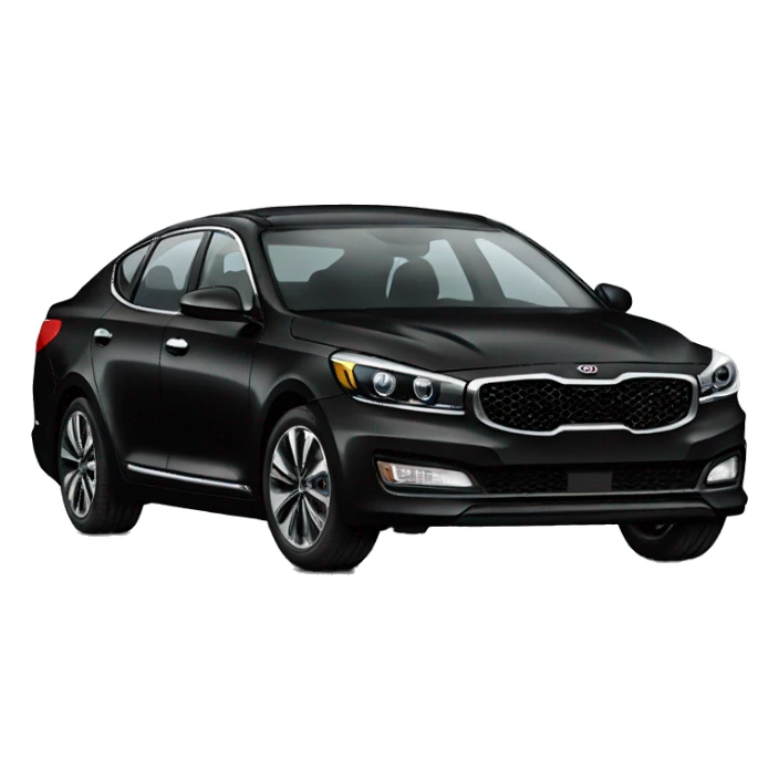 Black Kia k5 sticker