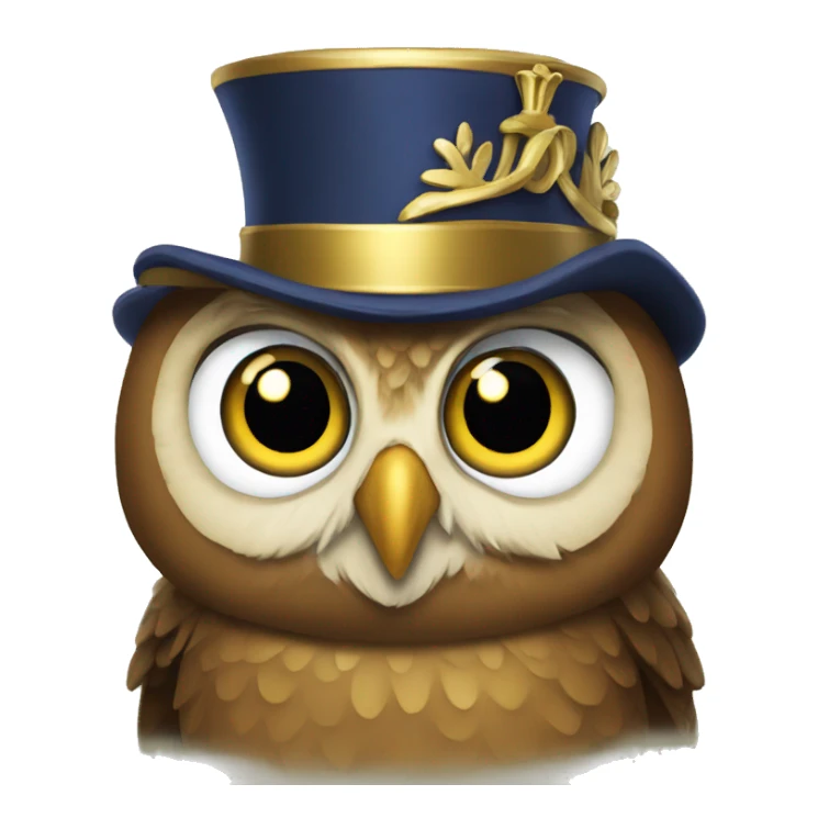 Royal owl sticker
