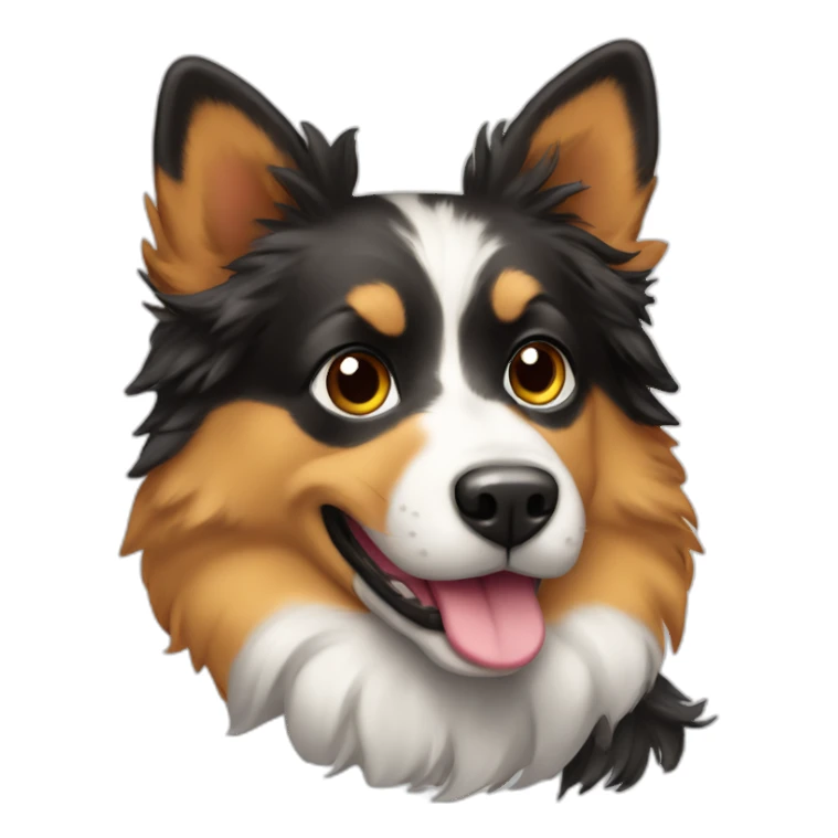 Berger australien en super hero sticker