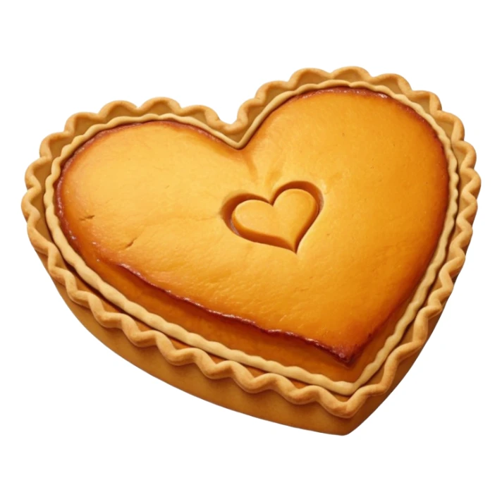 Pumpkin Pie Heart sticker