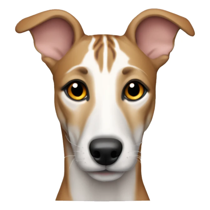 Whippet tabby tiger color sticker