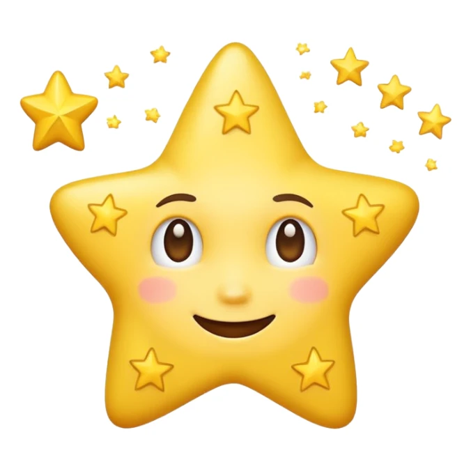 shooting star with a thoughtful face, pondering the question 'Why are we here?', whimsical emoji style sticker