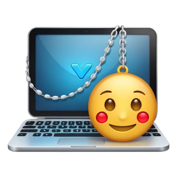 Emoji for a website called ConvertCase.dev, it is a string case converter for programmers sticker