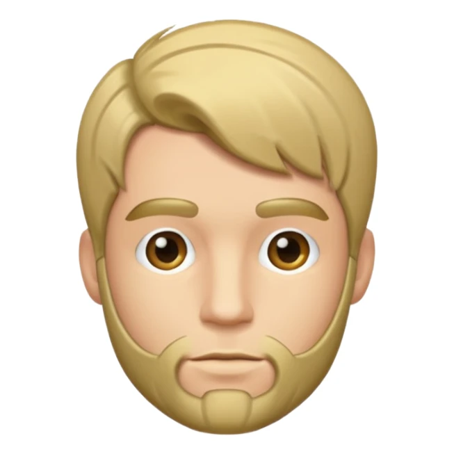 20th man with side hair sticker