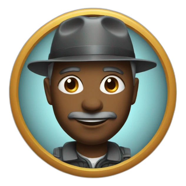 henry hoover portrait sticker