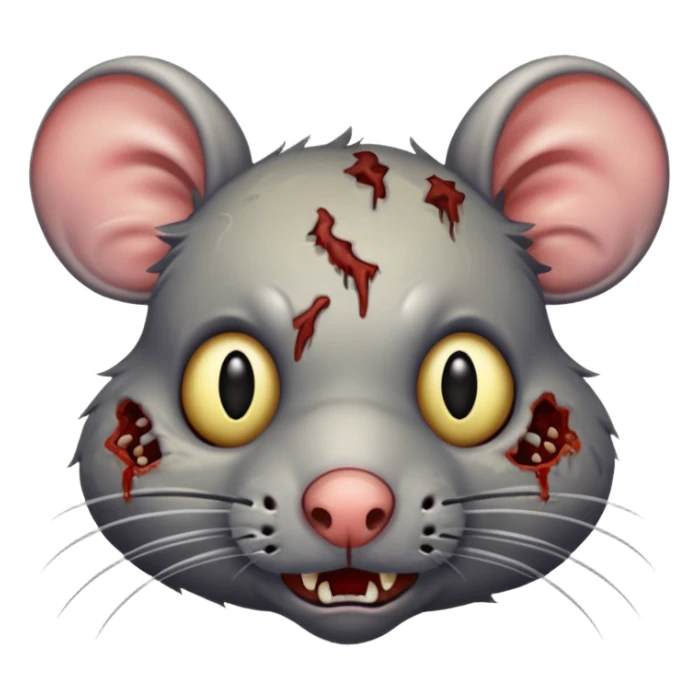 Zombie rat sticker
