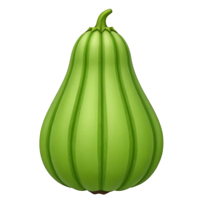 Pointed gourd sticker