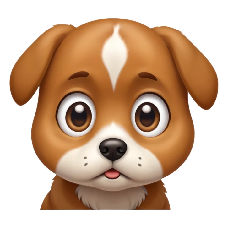 Confused dog sticker