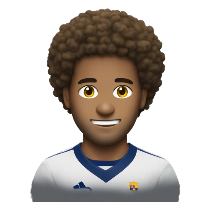 Neymar jr afro poco blando sticker