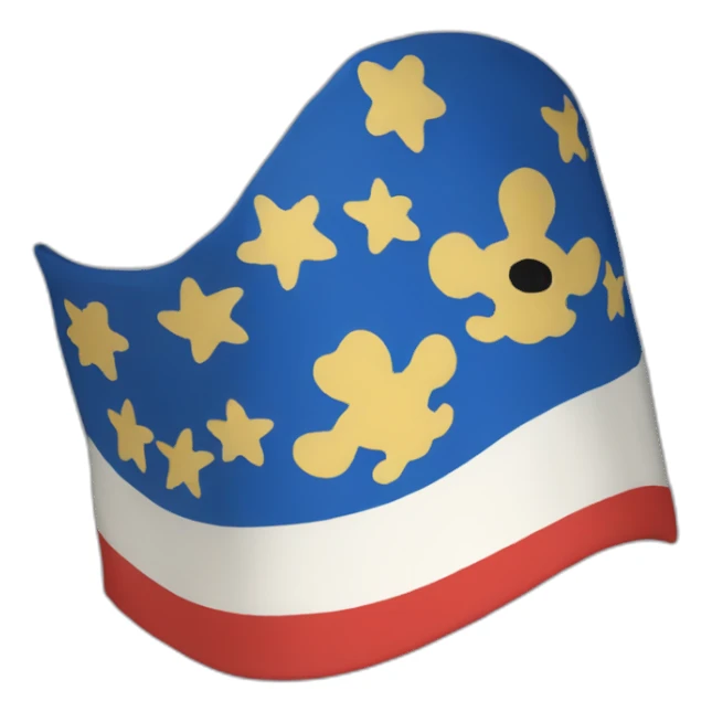 Drapeau one piece sticker