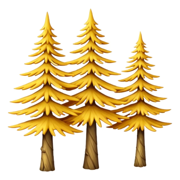 Golden larches sticker