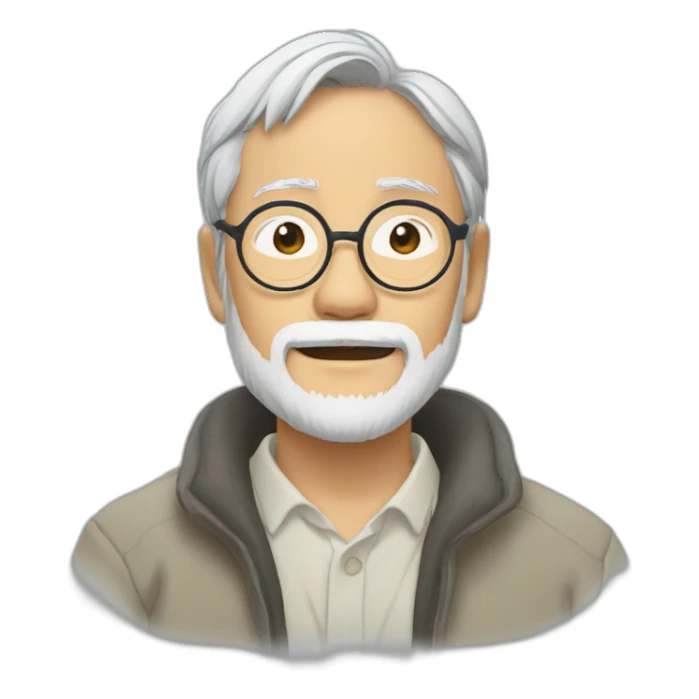 Hayao Miyazaki sticker