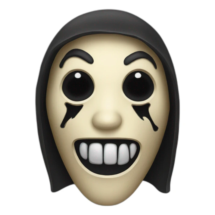 scream movie mask sticker