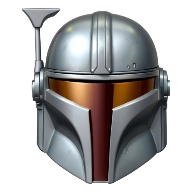 the mandolarian helmet sticker