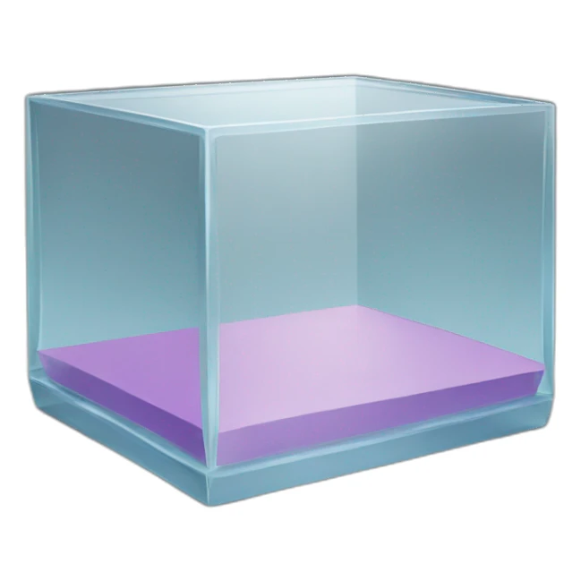 glass box with lid sticker