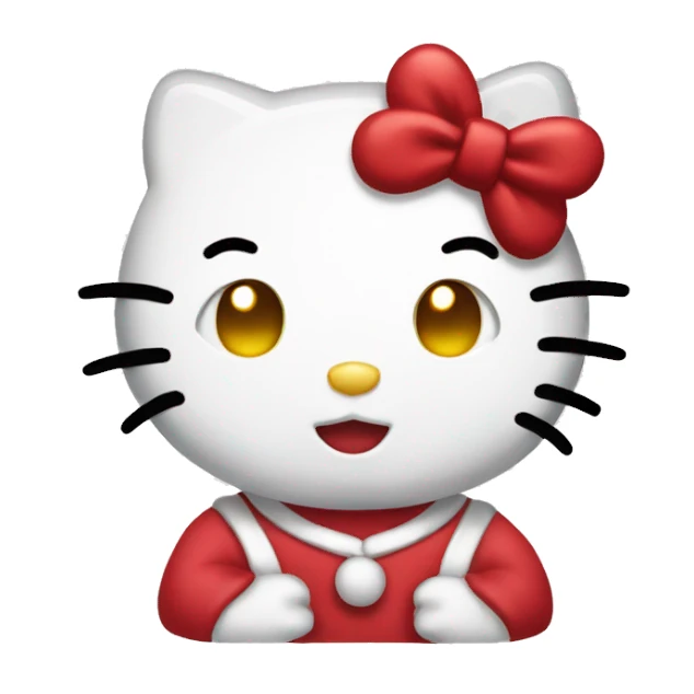 Hello kitty But in Christmas form sticker
