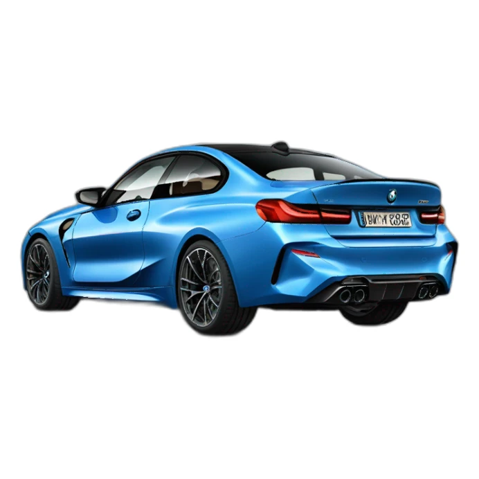blue bmw g80 m3 sticker