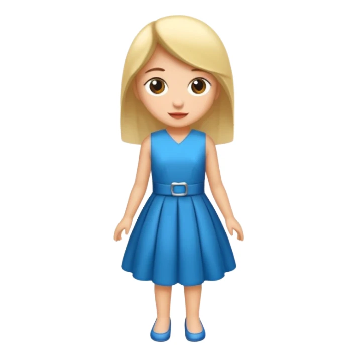 Uzun bir elbise sticker