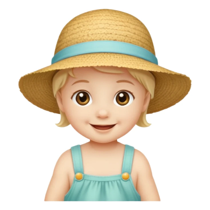 baby summer sticker
