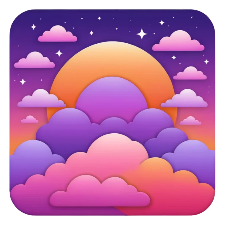 skies,colorful, negative: character. sticker