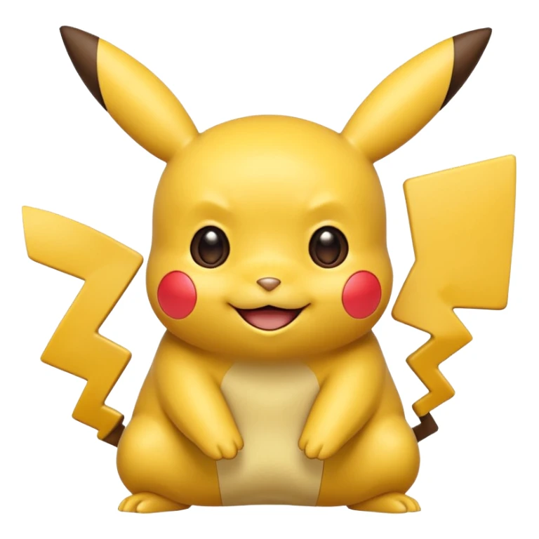 A PIKACHU EMOJI sticker