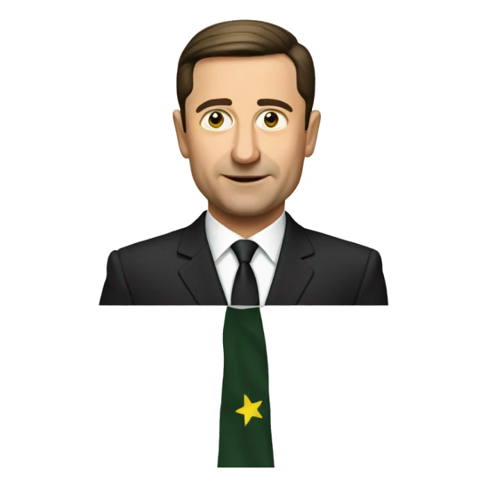 president Zelenskiy sticker