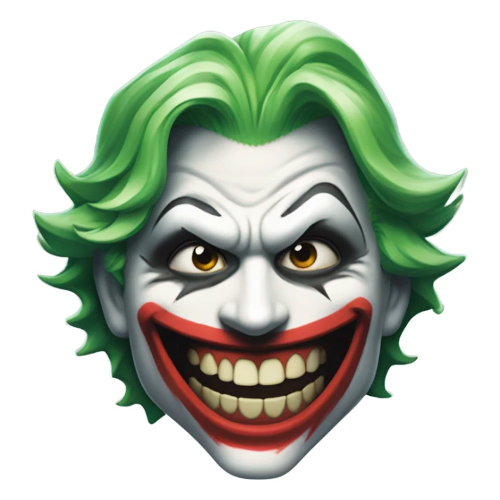 The joker smiling sticker