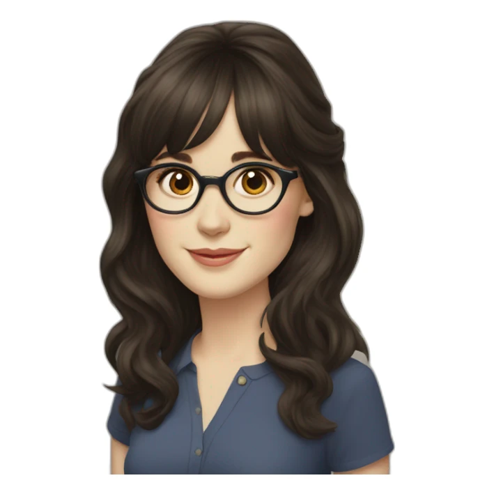 zooey deschanel sticker