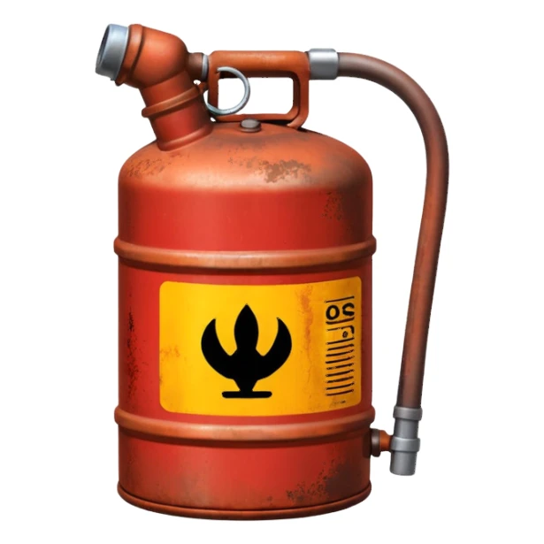 petrol canister sticker