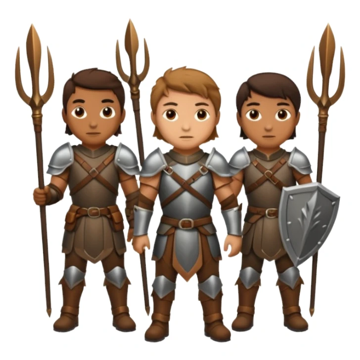 Hunters in ancient times sticker