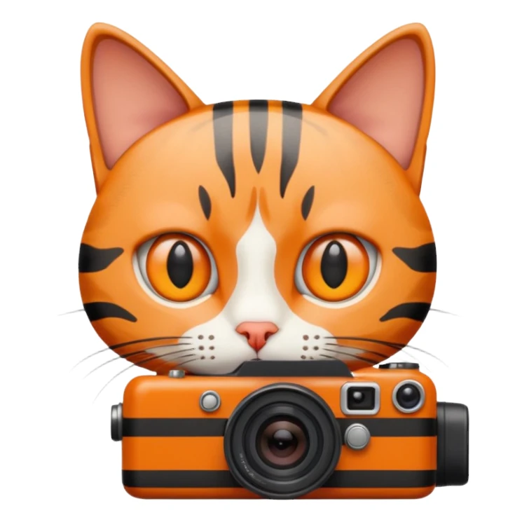 photographer cat sticker