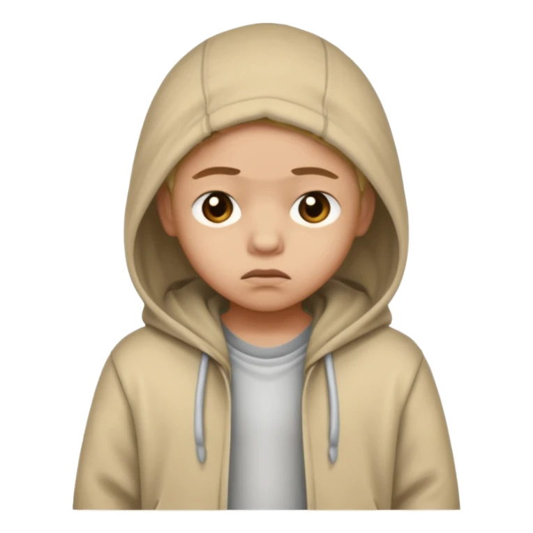 A poor child sticker