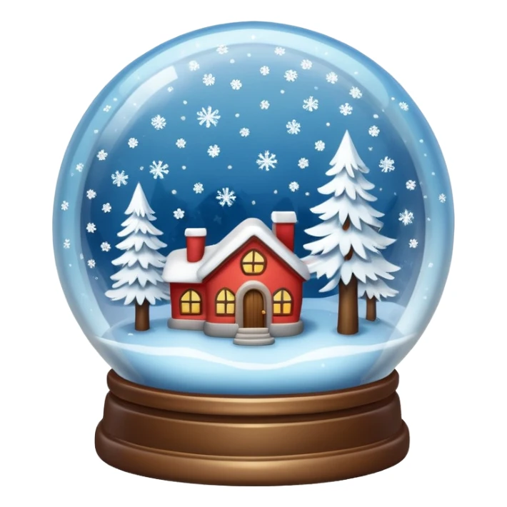 snow-globe sticker