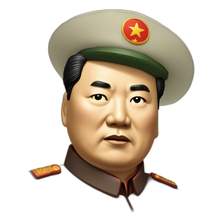 chairman mao zedong looking angry sticker