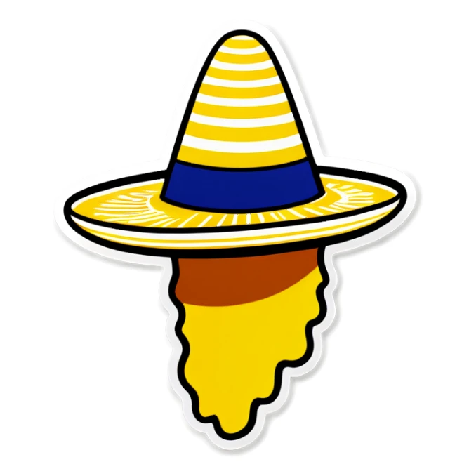 Colombian Sombrero Vueltiao sticker