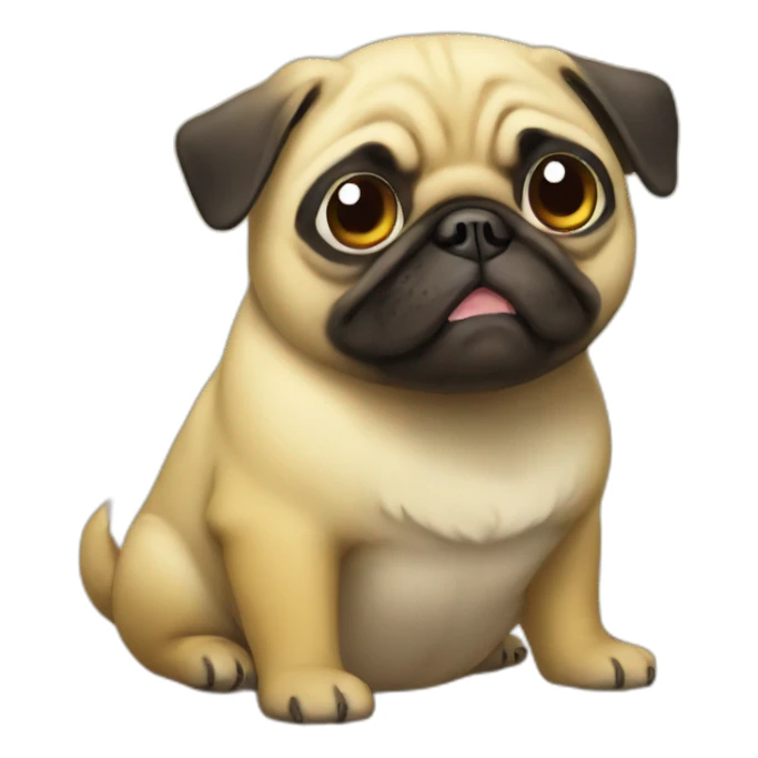 pug pikachu sticker