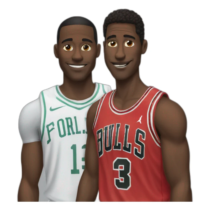 Une paire de jordan sticker