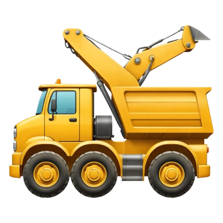 construction truck sticker